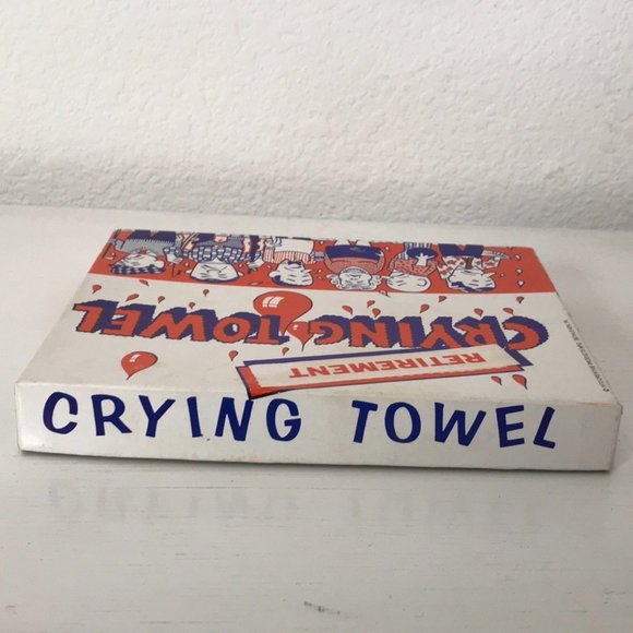 VINTAGE Boxed Retirement Crying Towel - Picture 8 of 16